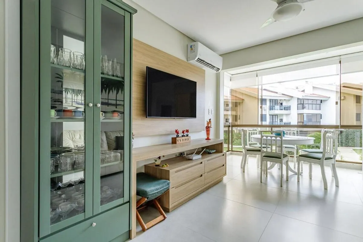 Florianópolis Beautiful Apartment Facing The Sea Of Brava Beach