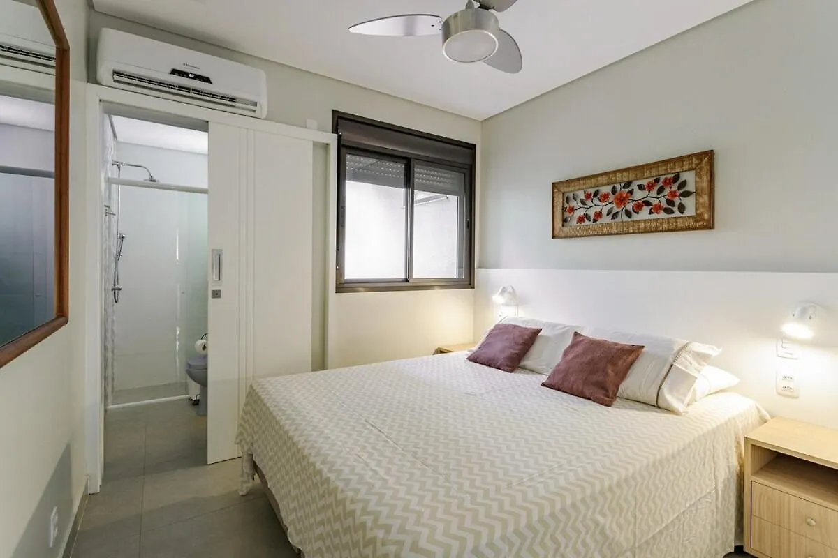 Florianópolis Beautiful Apartment Facing The Sea Of Brava Beach ברזיל